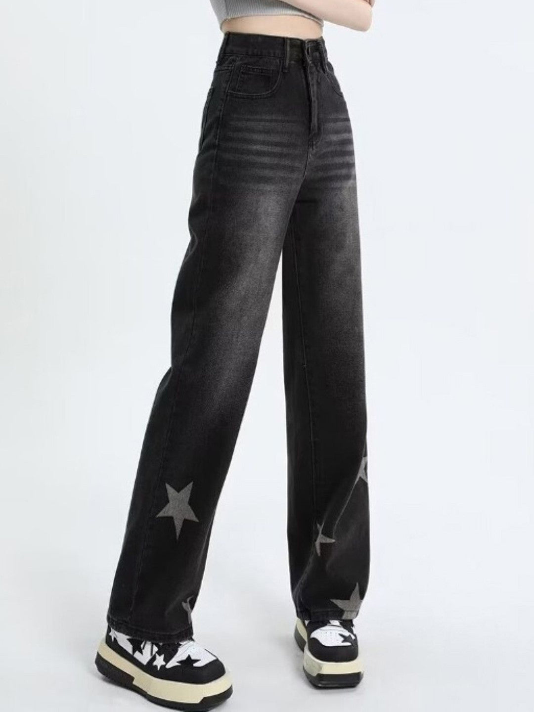 Black Regular Fit Solid Cotton Trouser