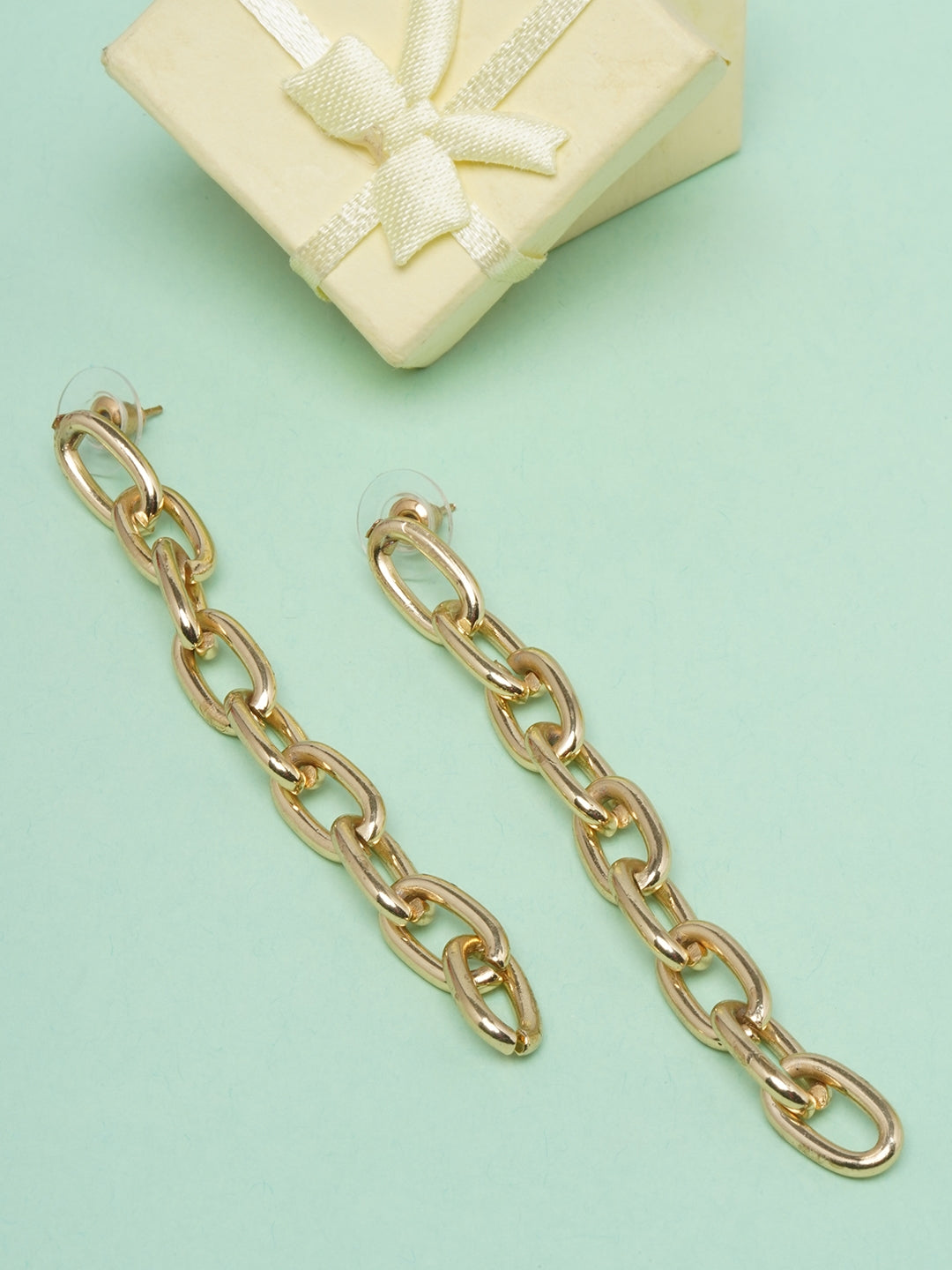 Gold-Plated Chain Link Tassels