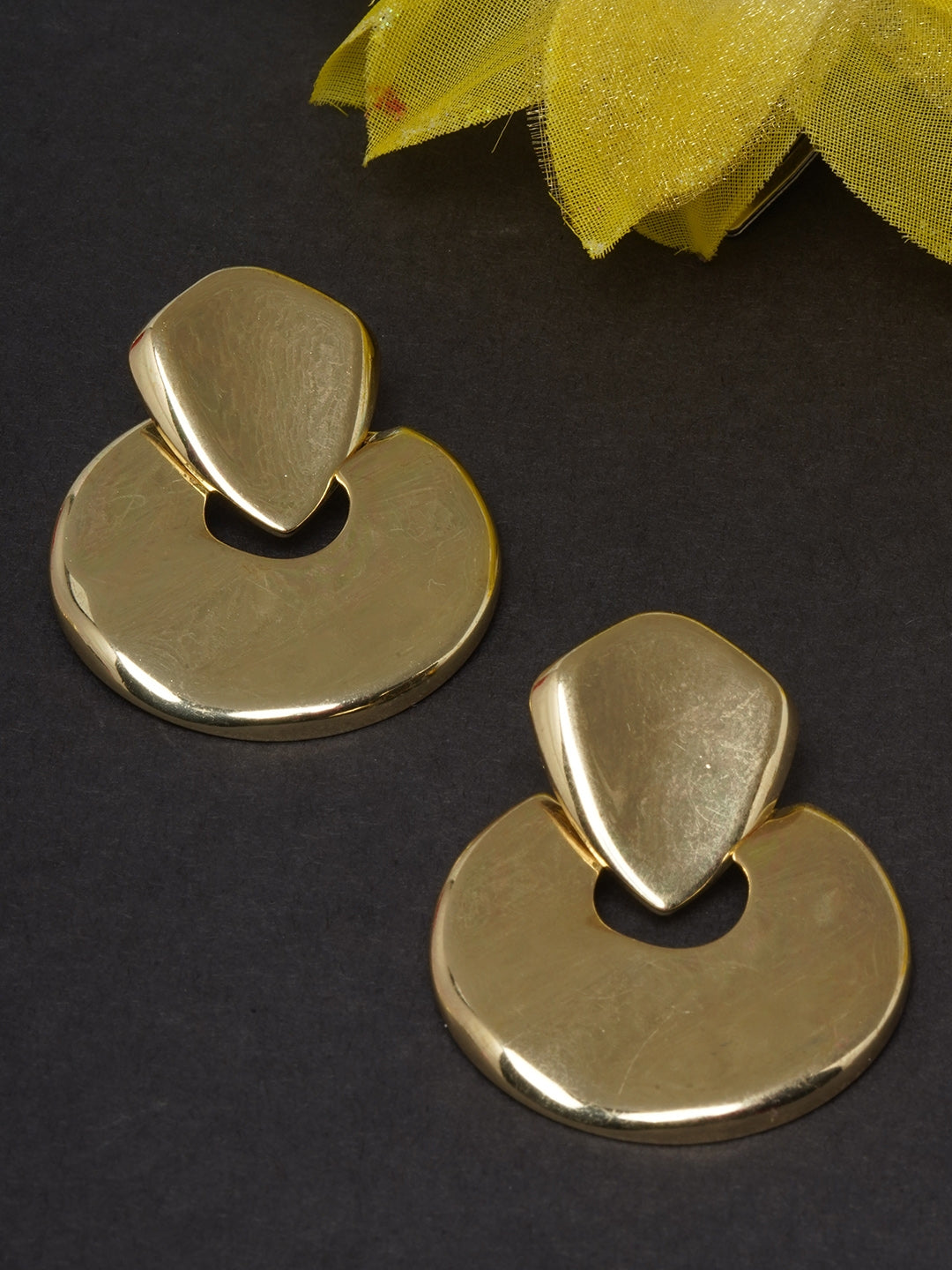 Gold-Plated Drop Earrings