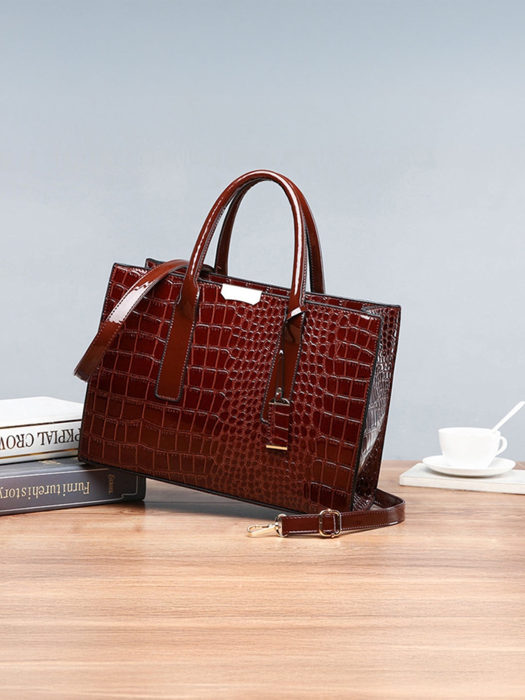 PU Structured Handheld Bag