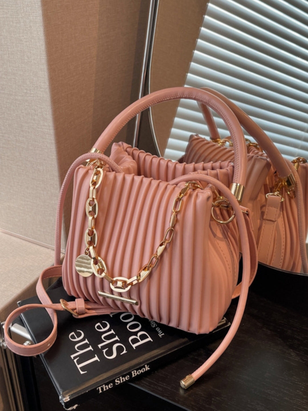 PU Structured Sling Bag