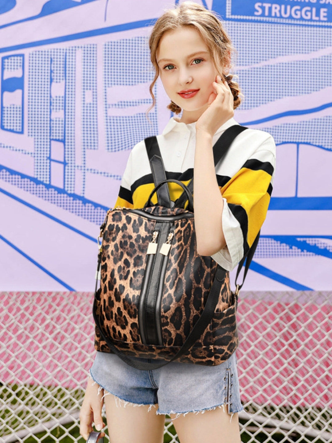 PU Structured Shoulder Bag