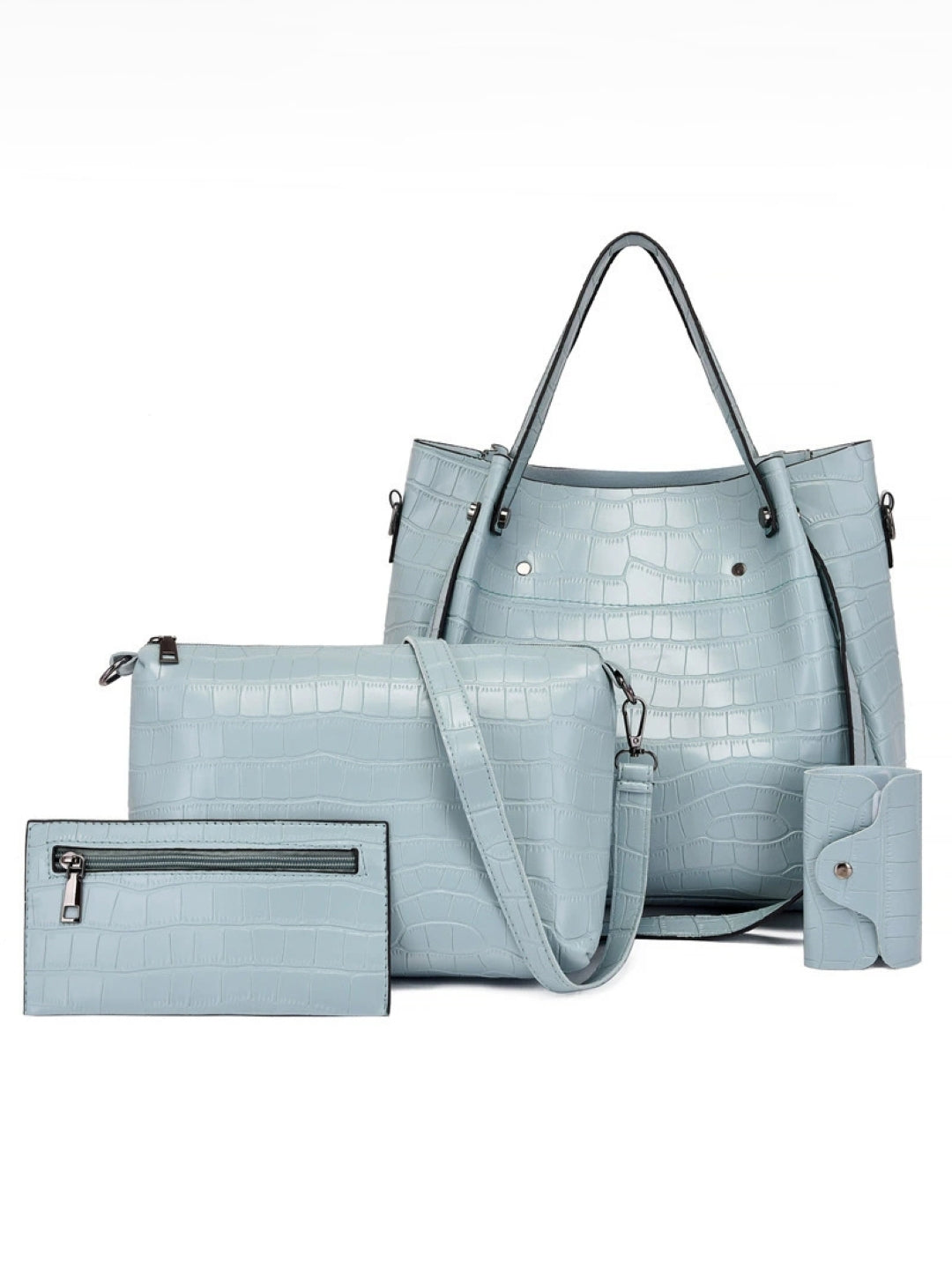 Combo of 4 PU Structured Shoulder Bag