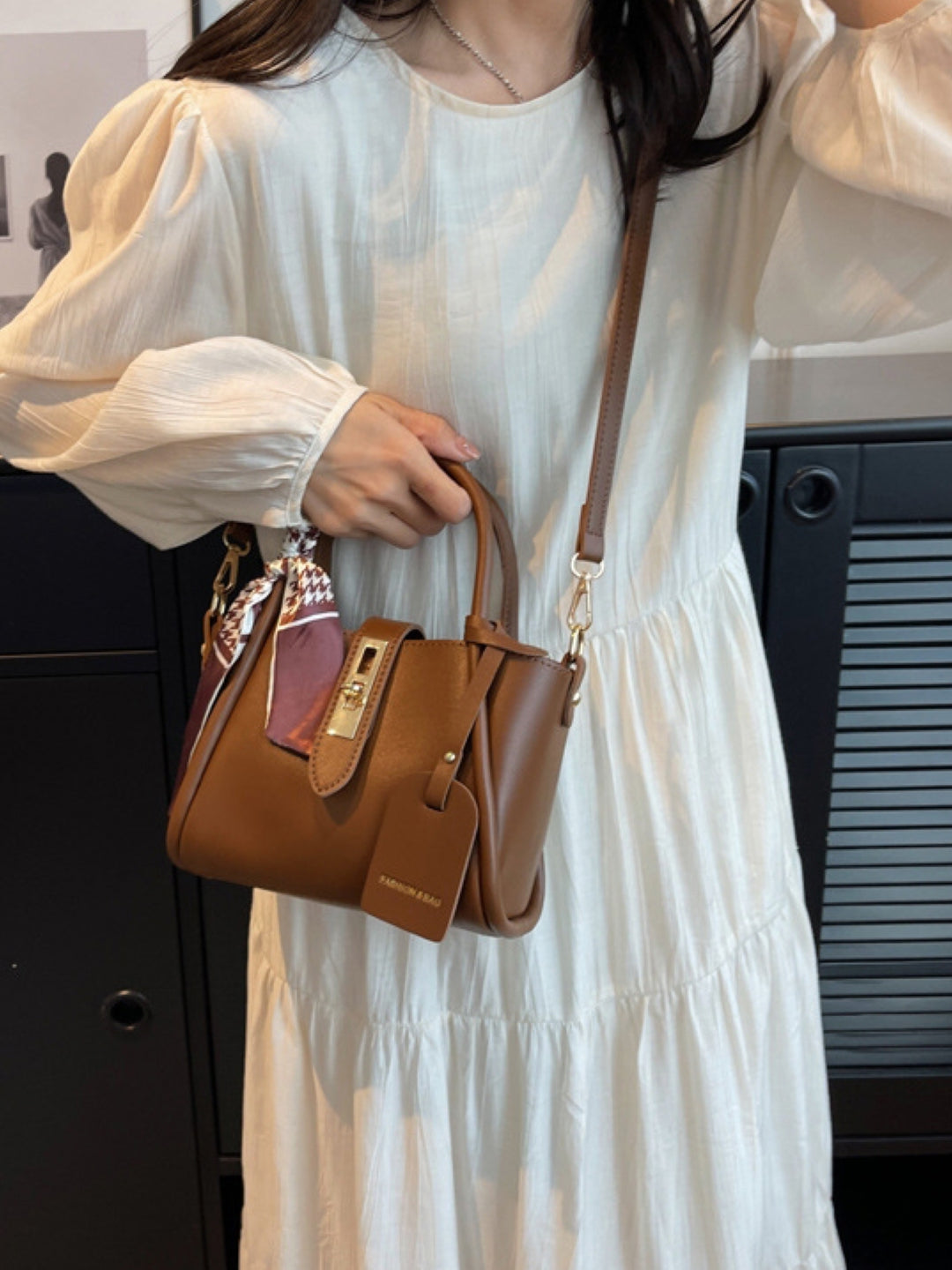 PU Structured Handheld Bag