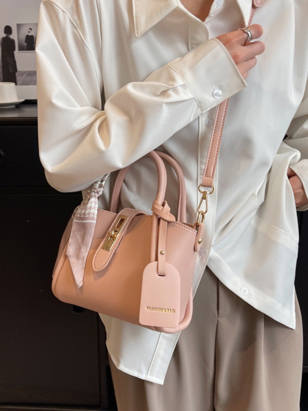 PU Structured Handheld Bag