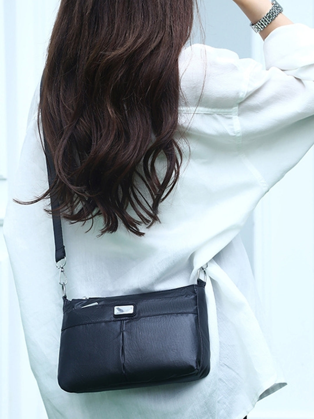 PU Structured Sling Bag
