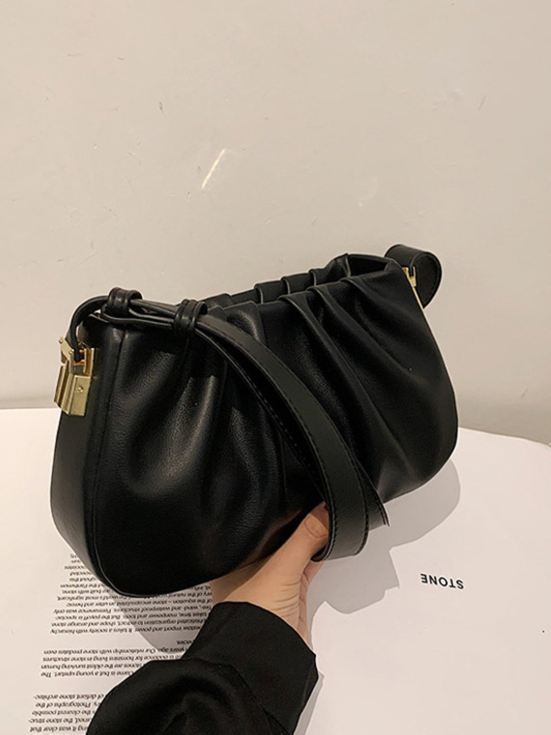 PU Structured Sling Bag