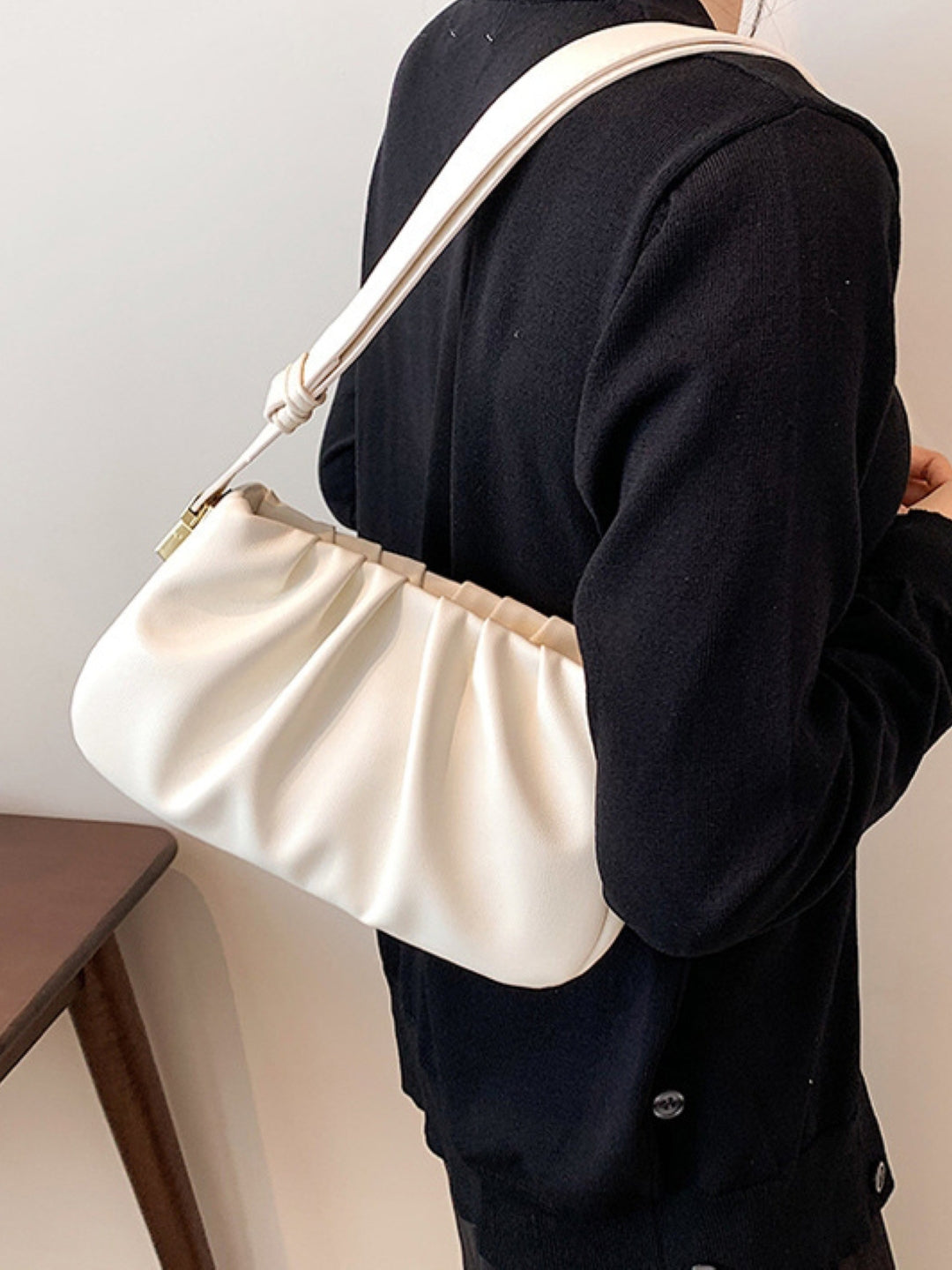 PU Structured Sling Bag