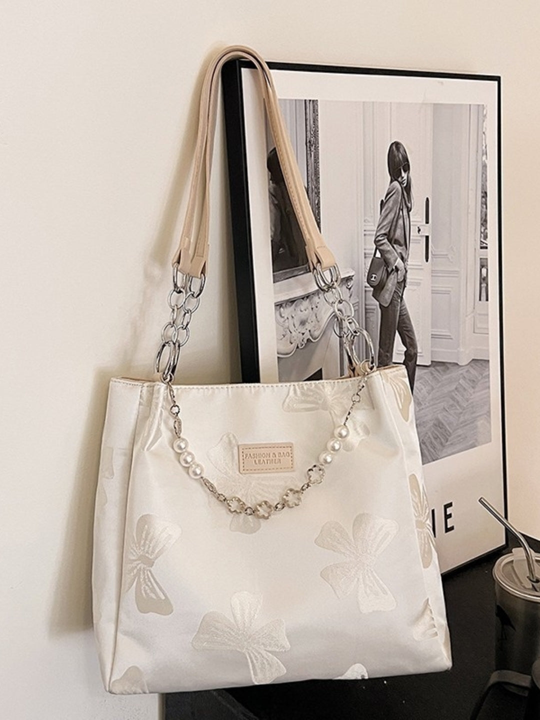 PU Structured Shoulder Bag