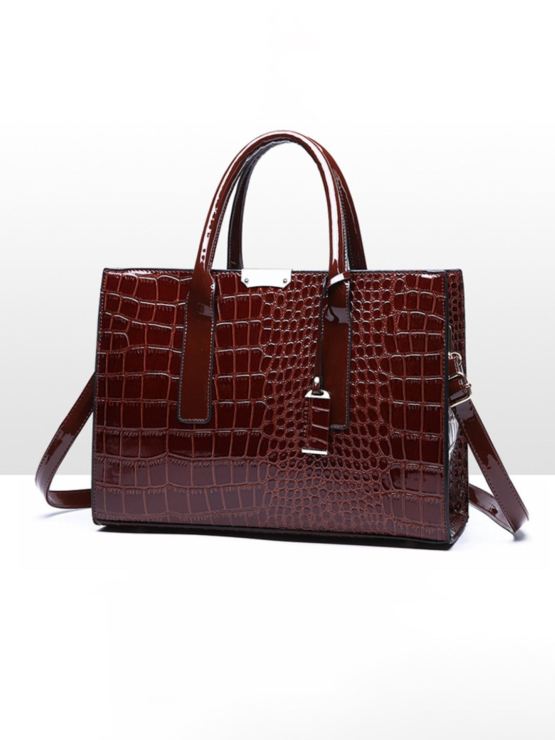 PU Structured Shoulder Bag