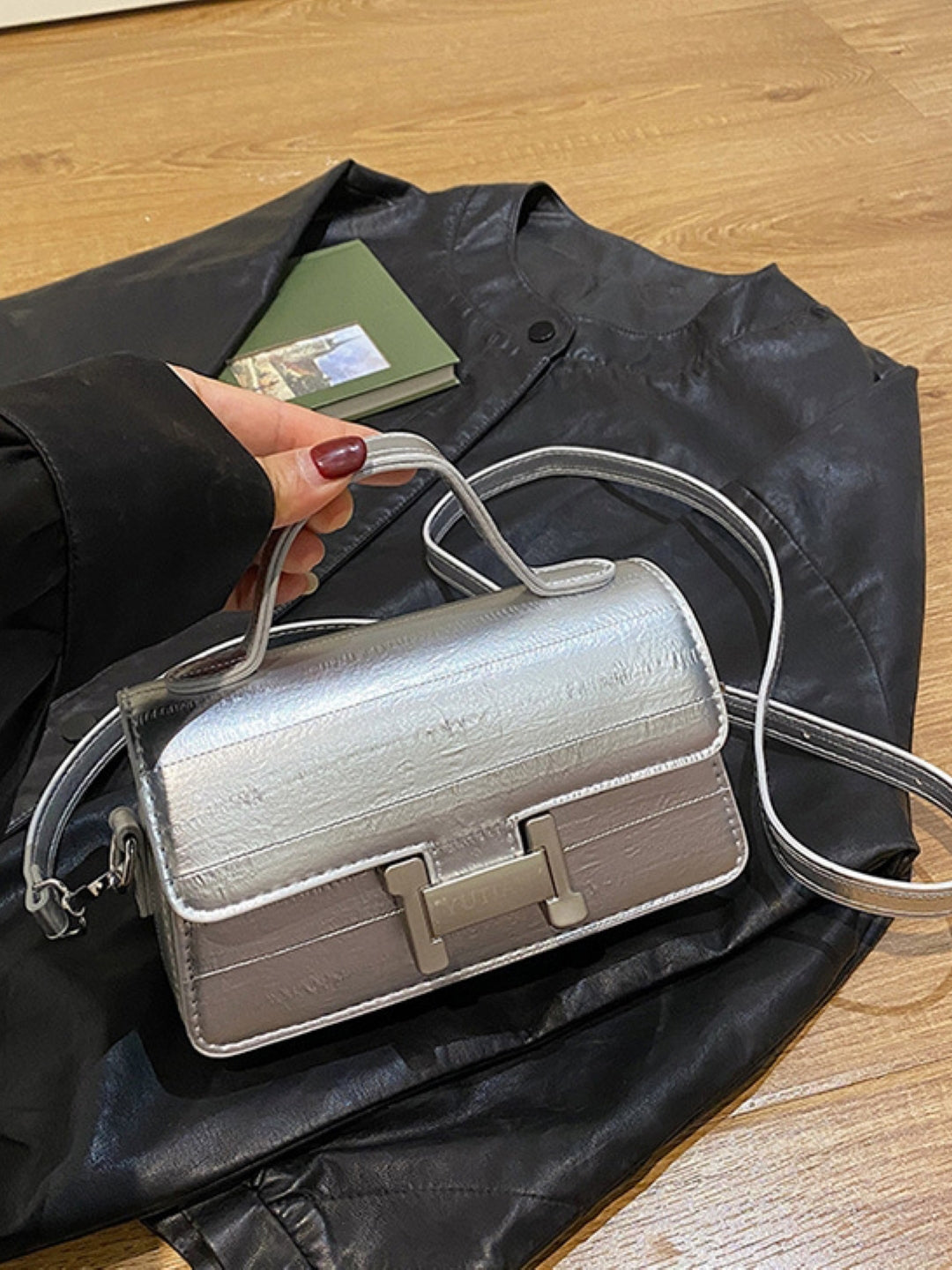 PU Structured Sling Bag