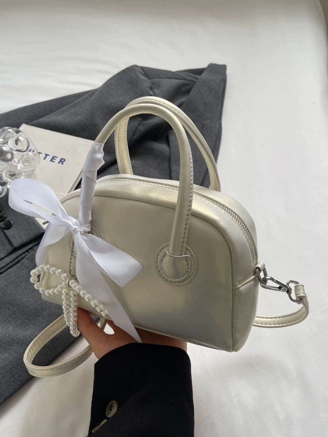 PU Structured Handheld Bag