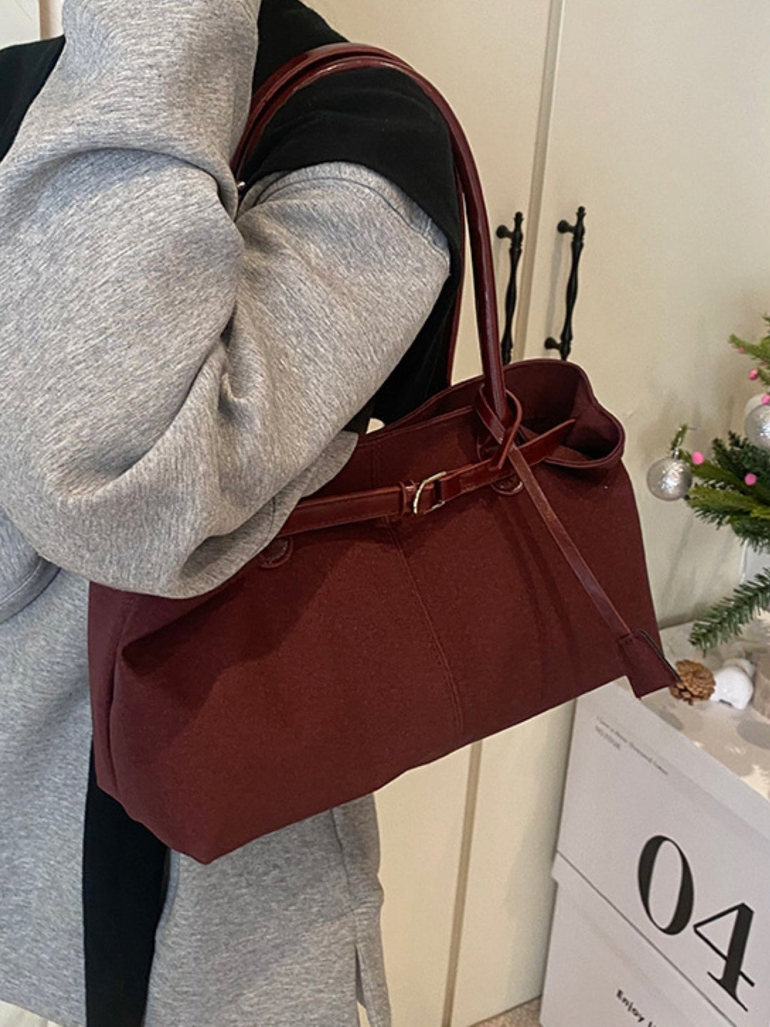 PU Structured Handheld Bag