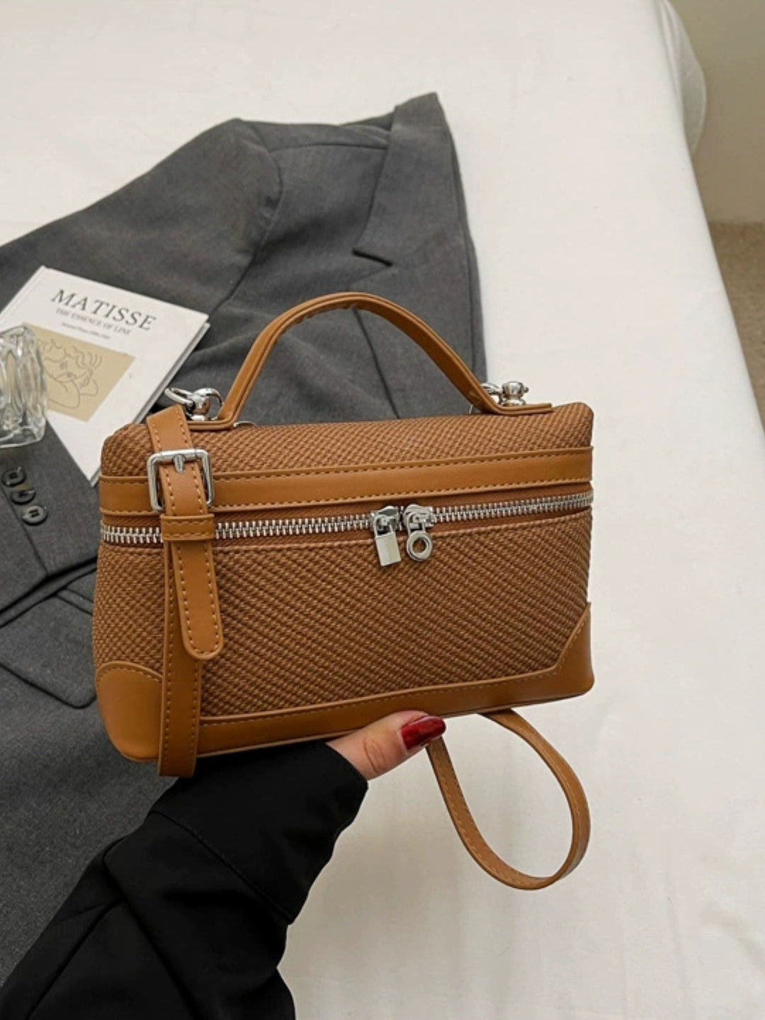 PU Structured Shoulder Bag