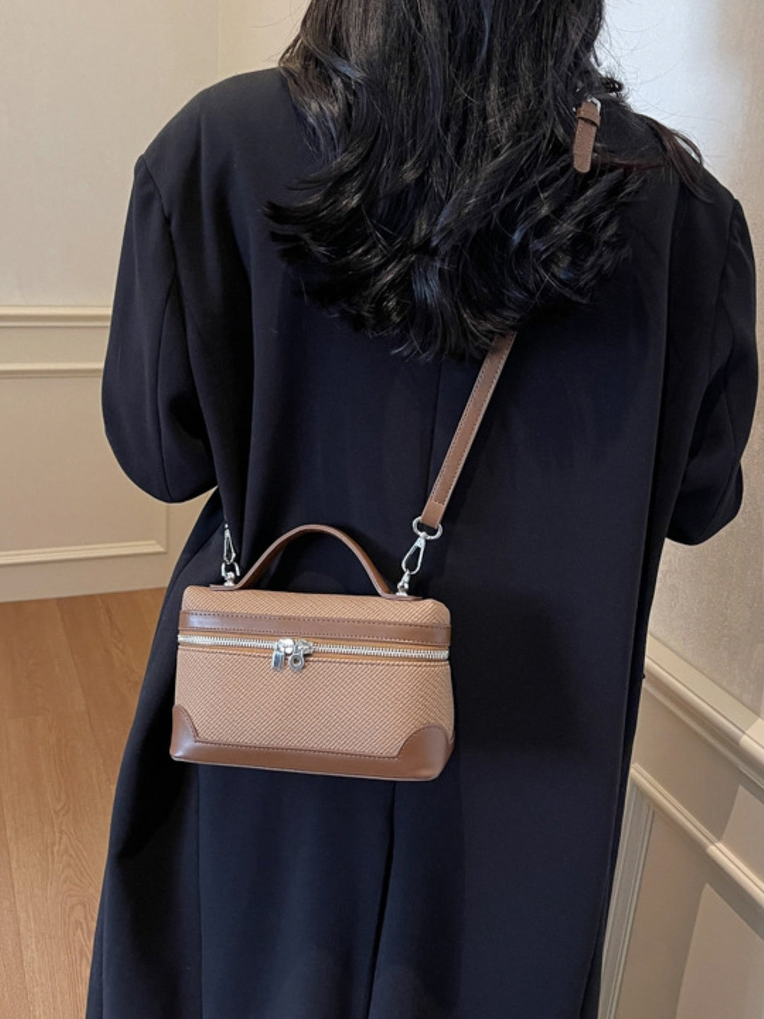 PU Structured Shoulder Bag