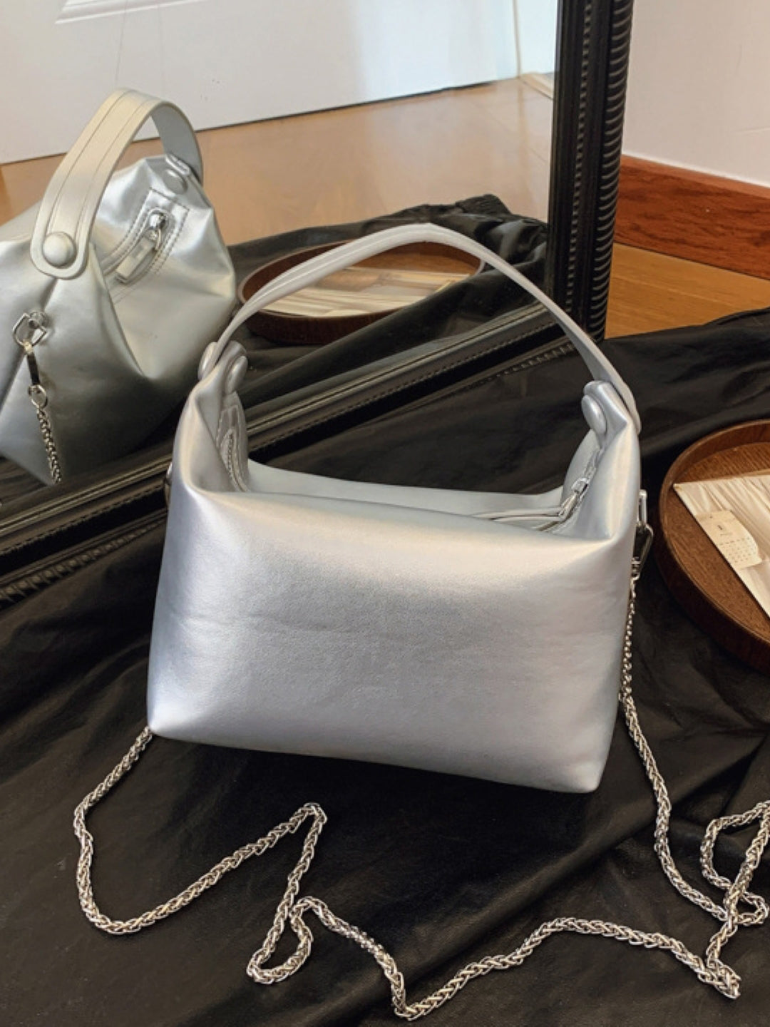 PU Structured Sling Bag
