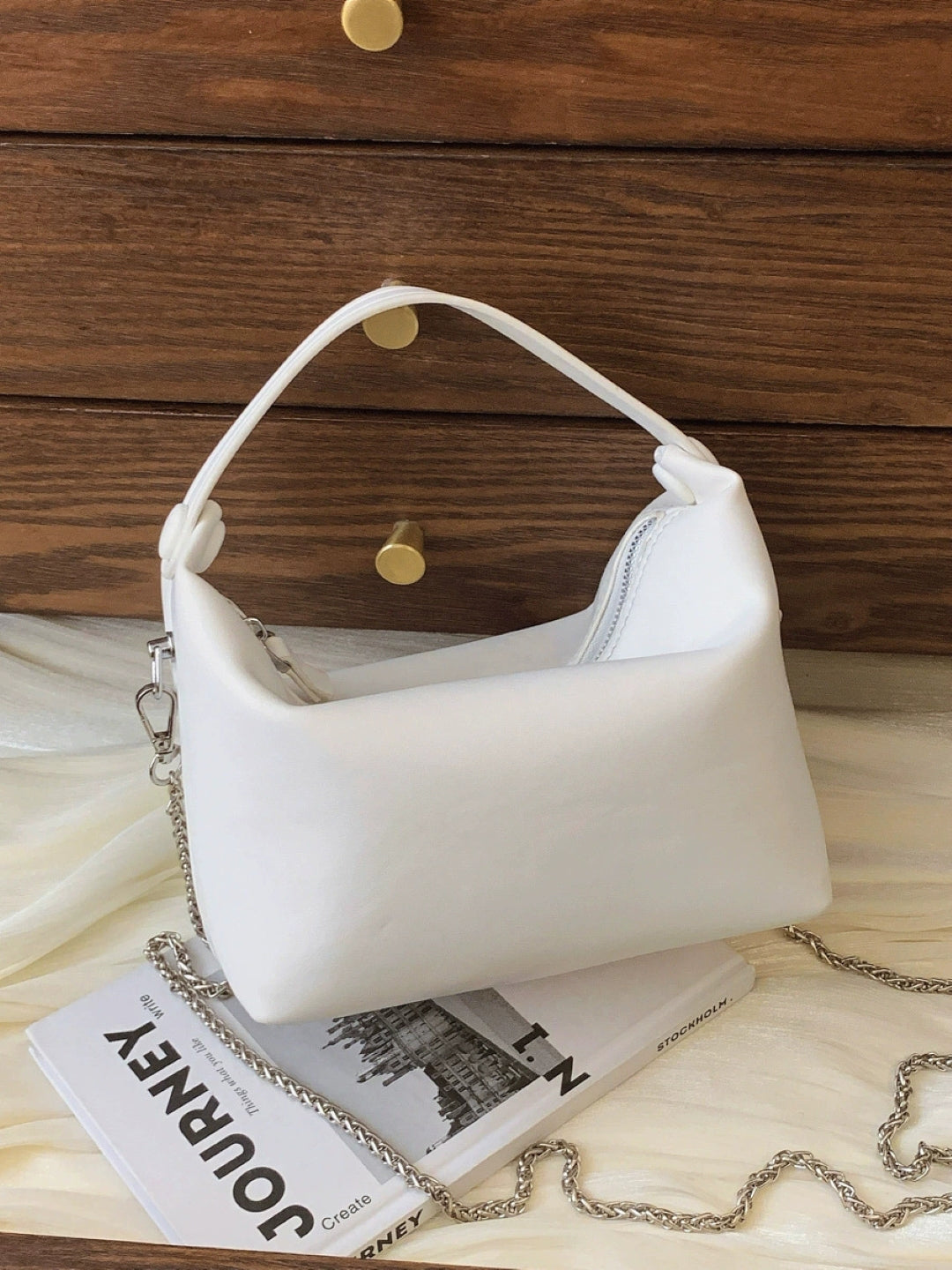 PU Structured Sling Bag