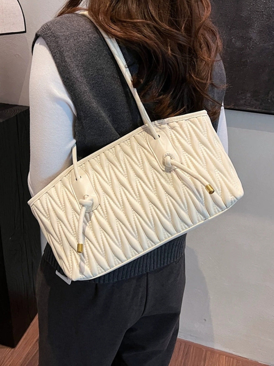 PU Structured Handheld Bag