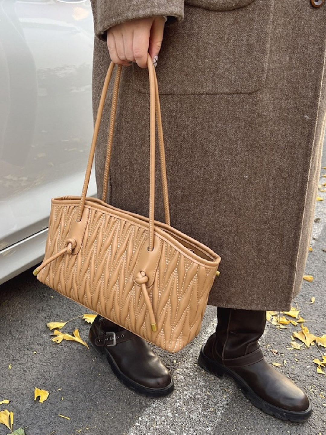 PU Structured Handheld Bag