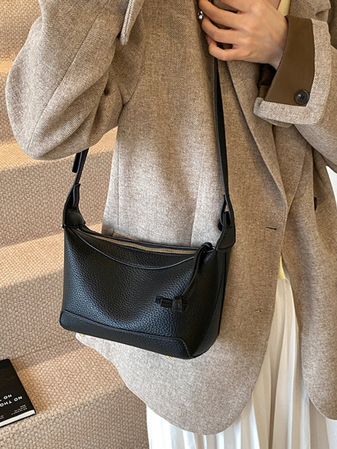 PU Structured Shoulder Bag