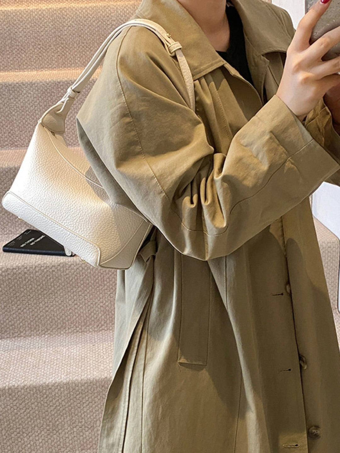 PU Structured Shoulder Bag