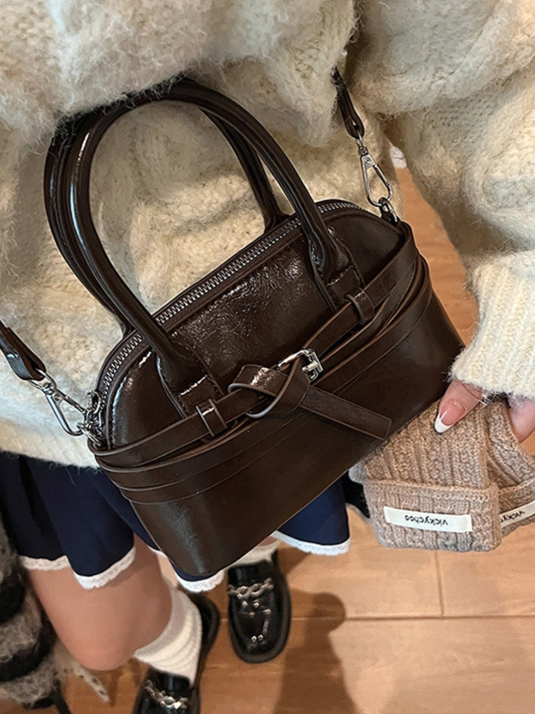 PU Structured Handheld Bag
