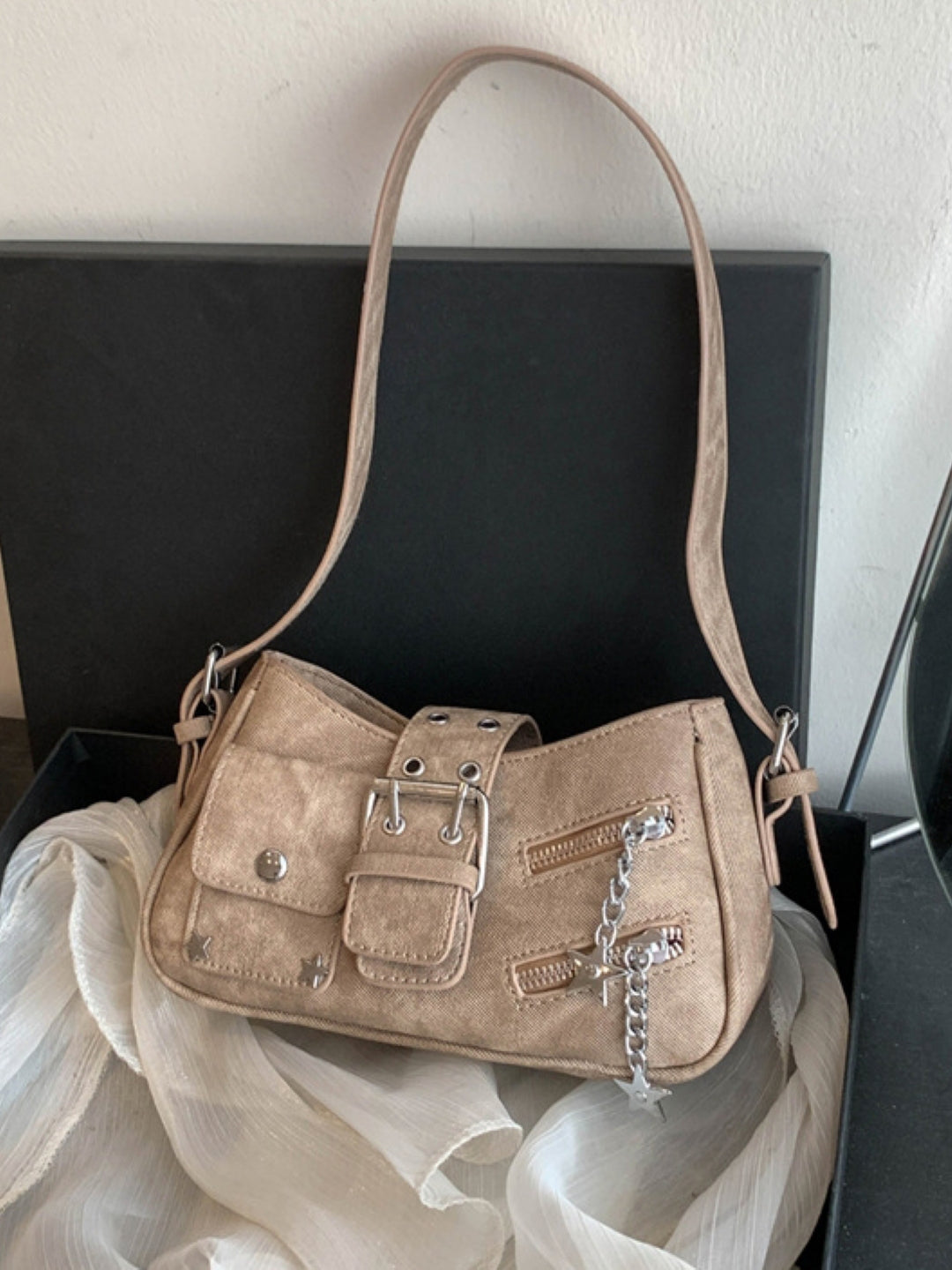 PU Structured Handheld Bag