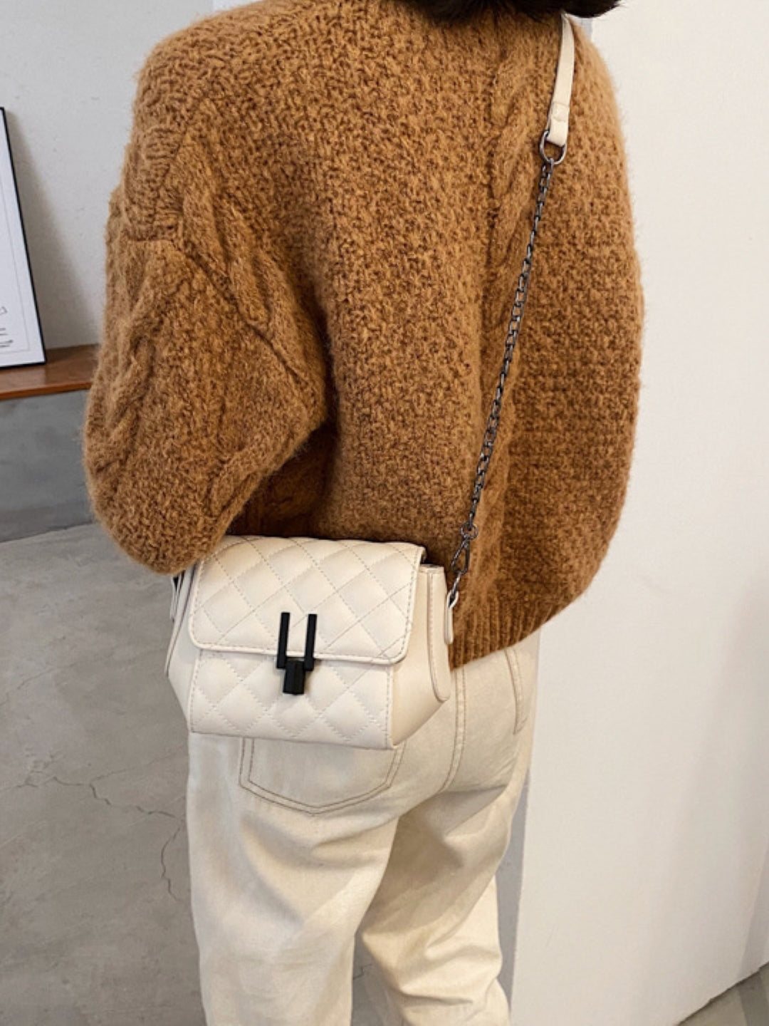 PU Structured Sling Bag