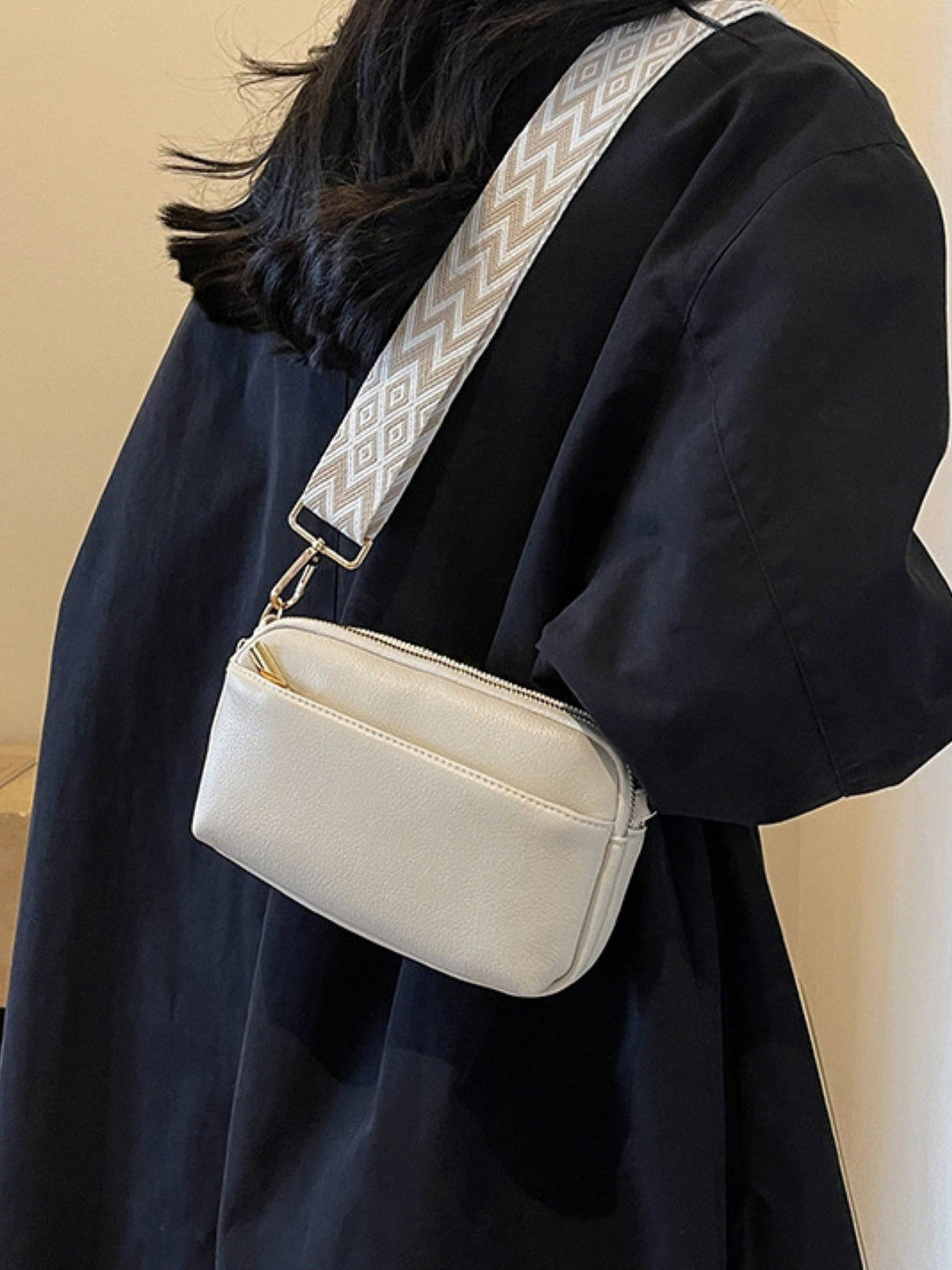 PU Structured Sling Bag