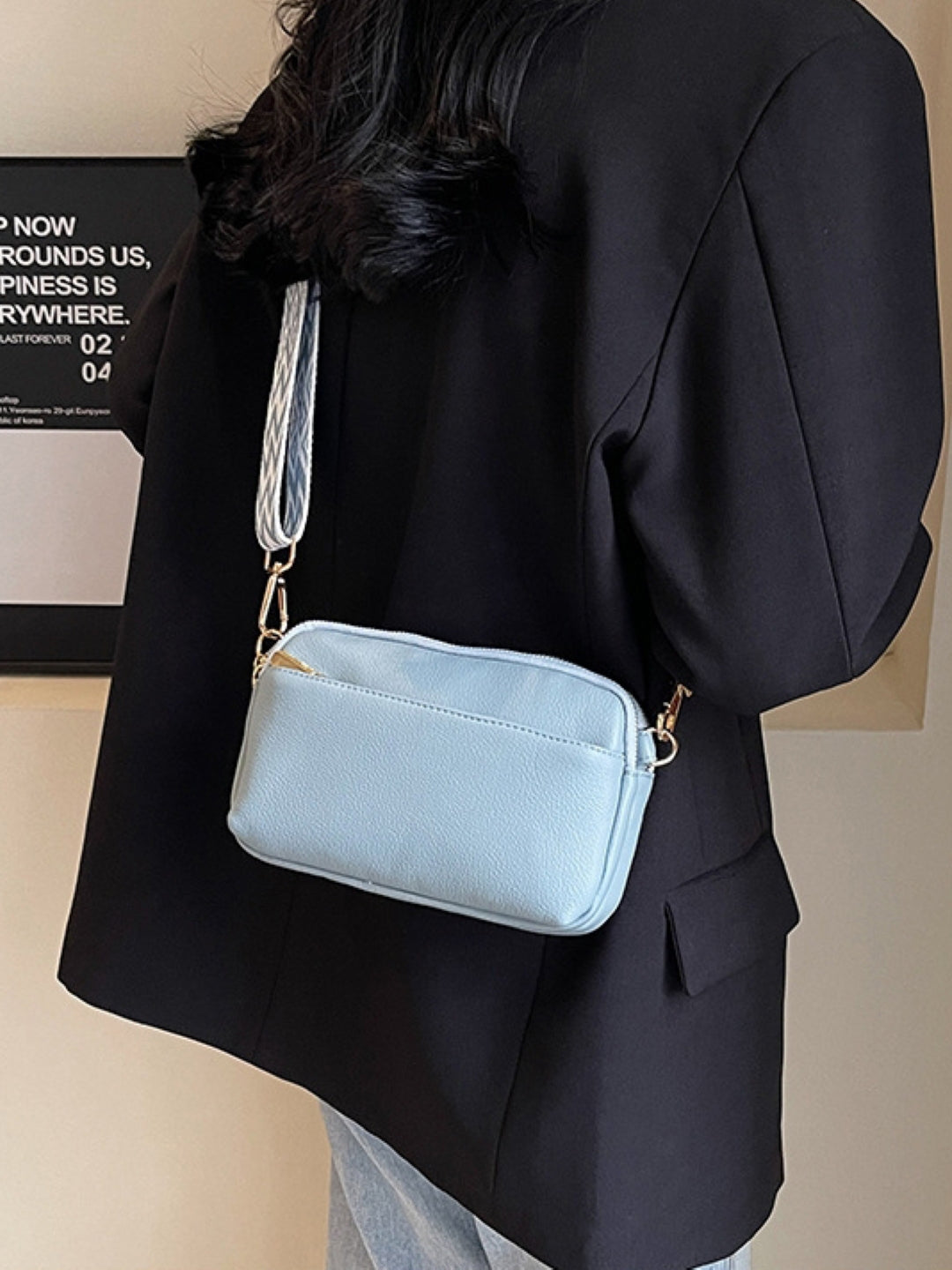 PU Structured Sling Bag