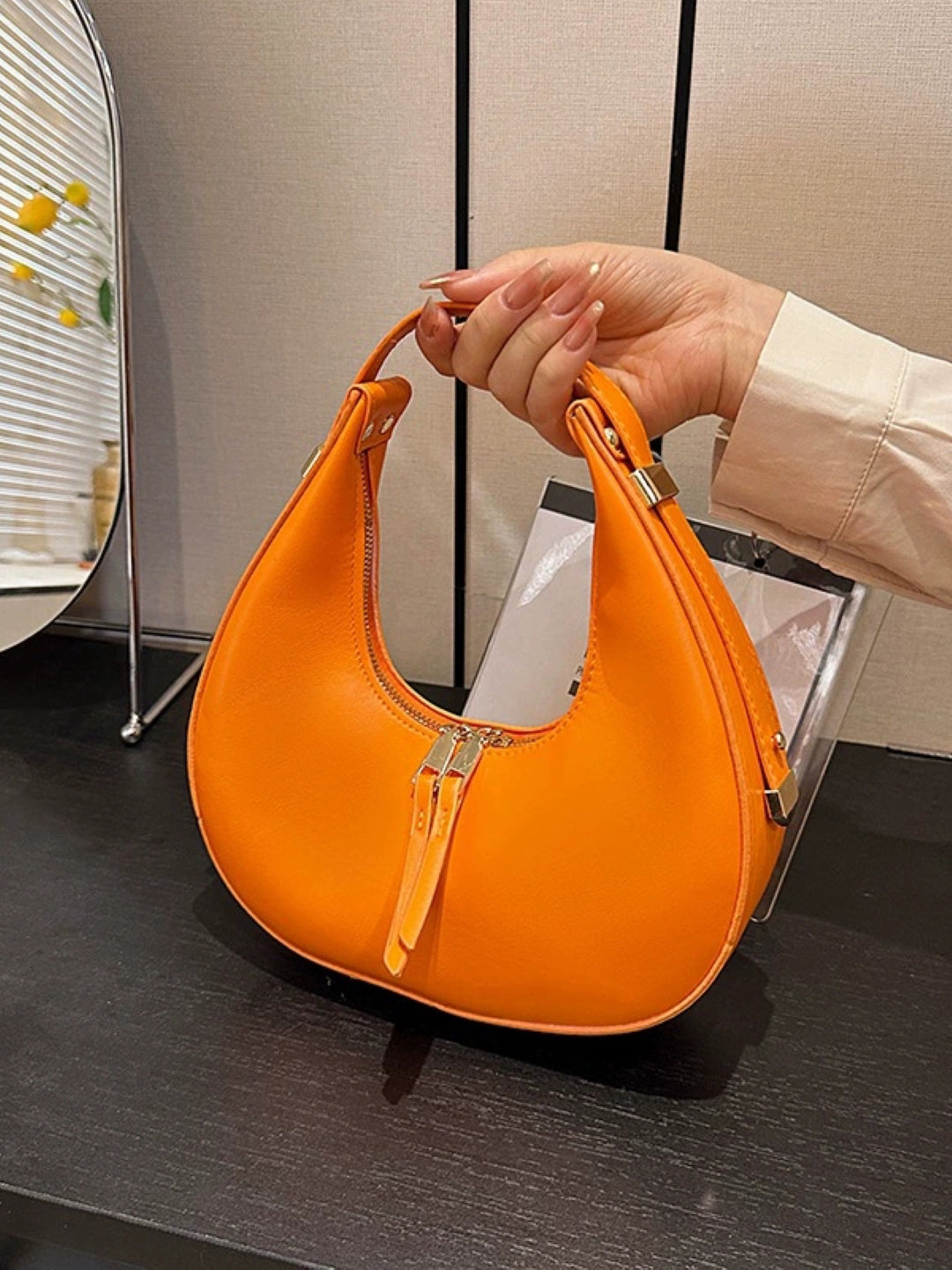 PU Structured Handheld Bag