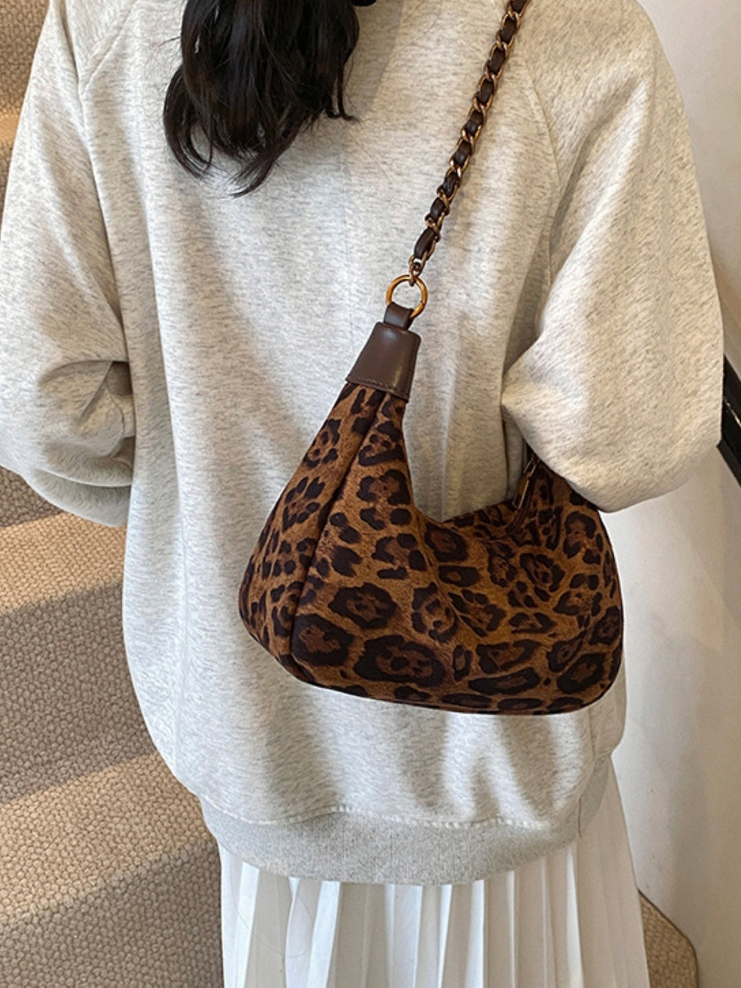 PU Structured Shoulder Bag