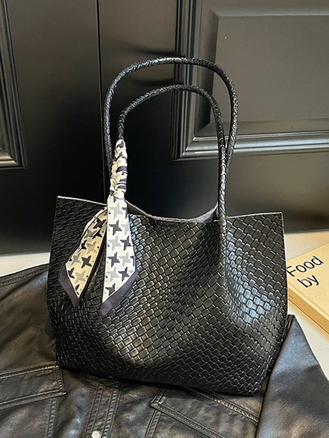 PU Structured Shoulder Bag