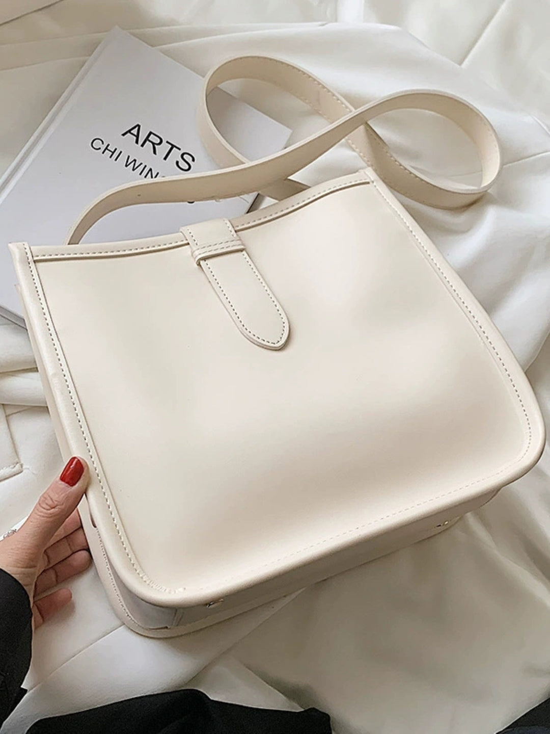 PU Structured Shoulder Bag