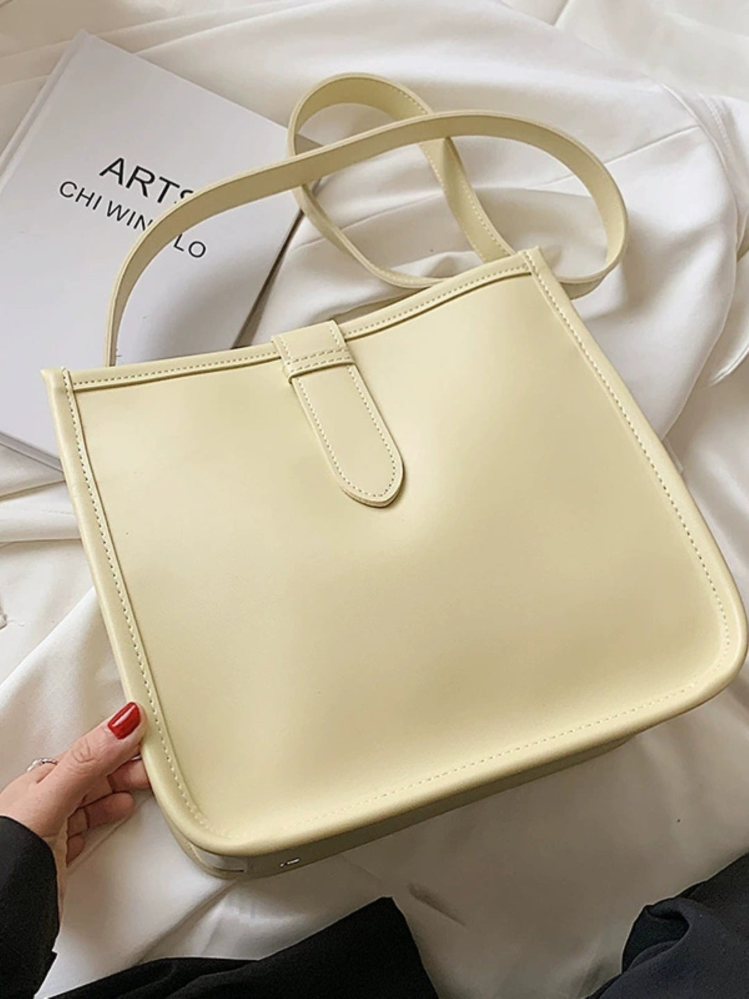 PU Structured Shoulder Bag