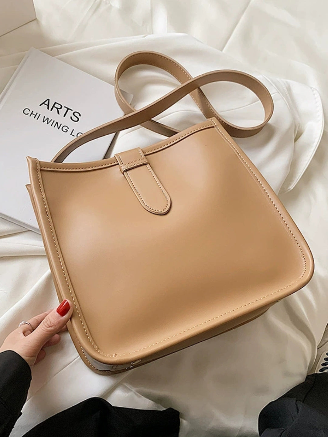 PU Structured Shoulder Bag