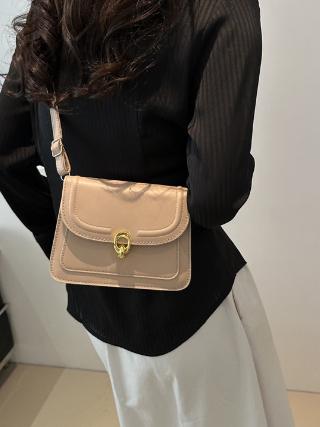 PU Structured Sling Bag