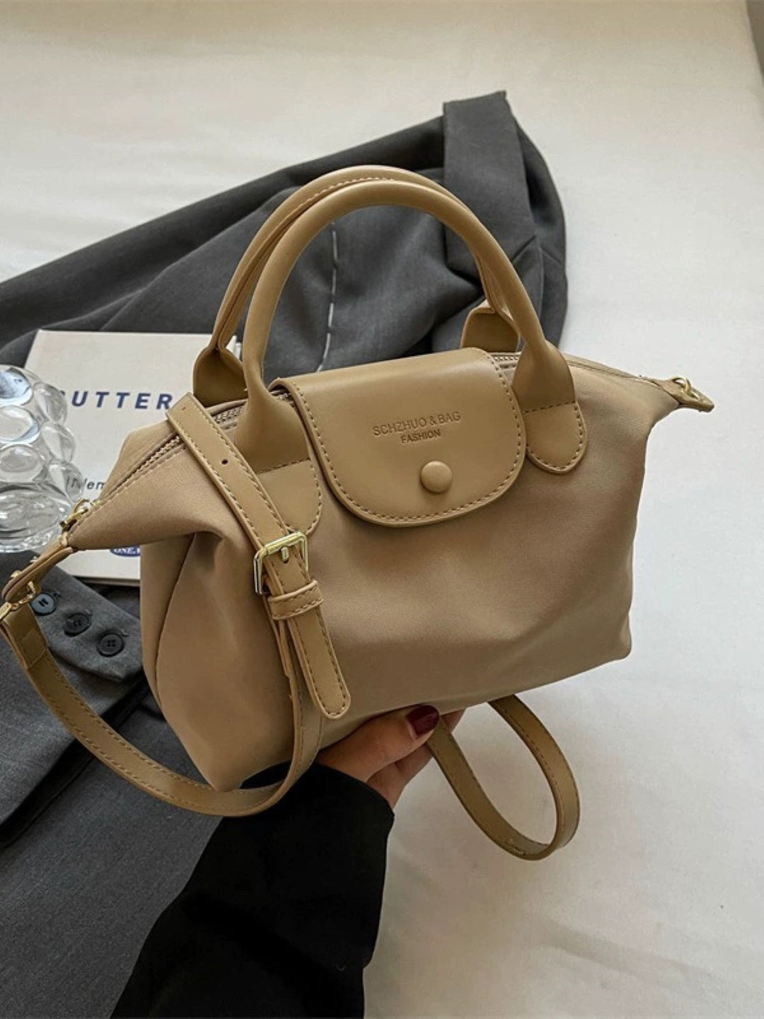 PU Structured Handheld Bag