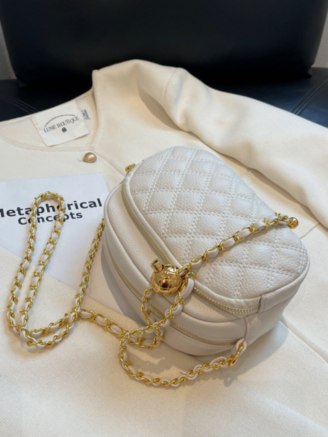 PU Structured Sling Bag