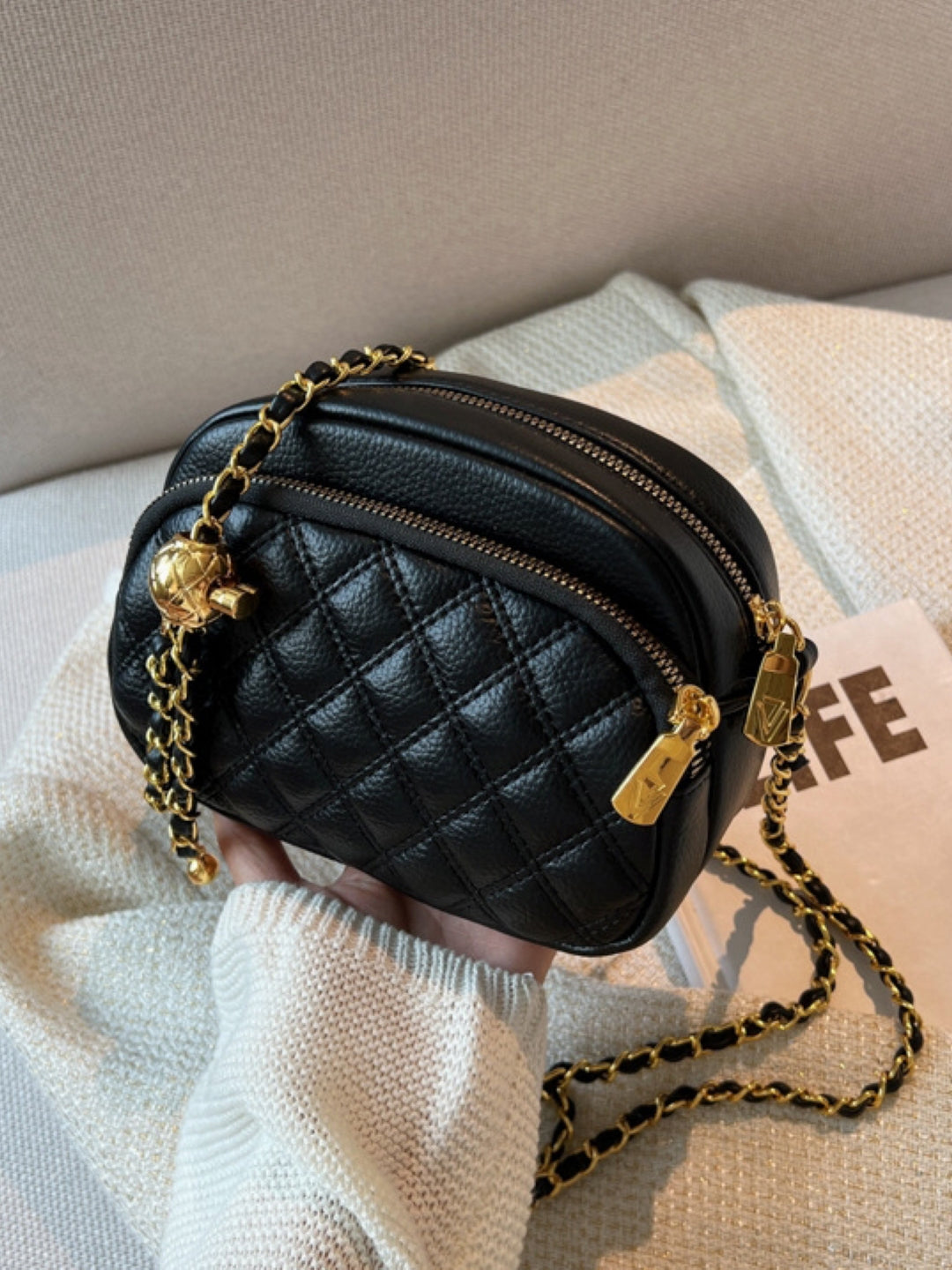 PU Structured Sling Bag