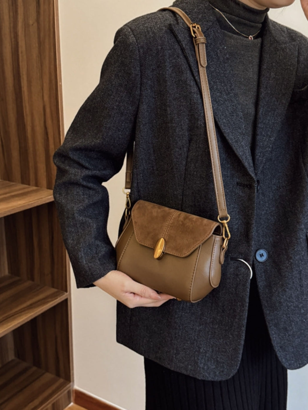 Beige Solid NA Sling Bag