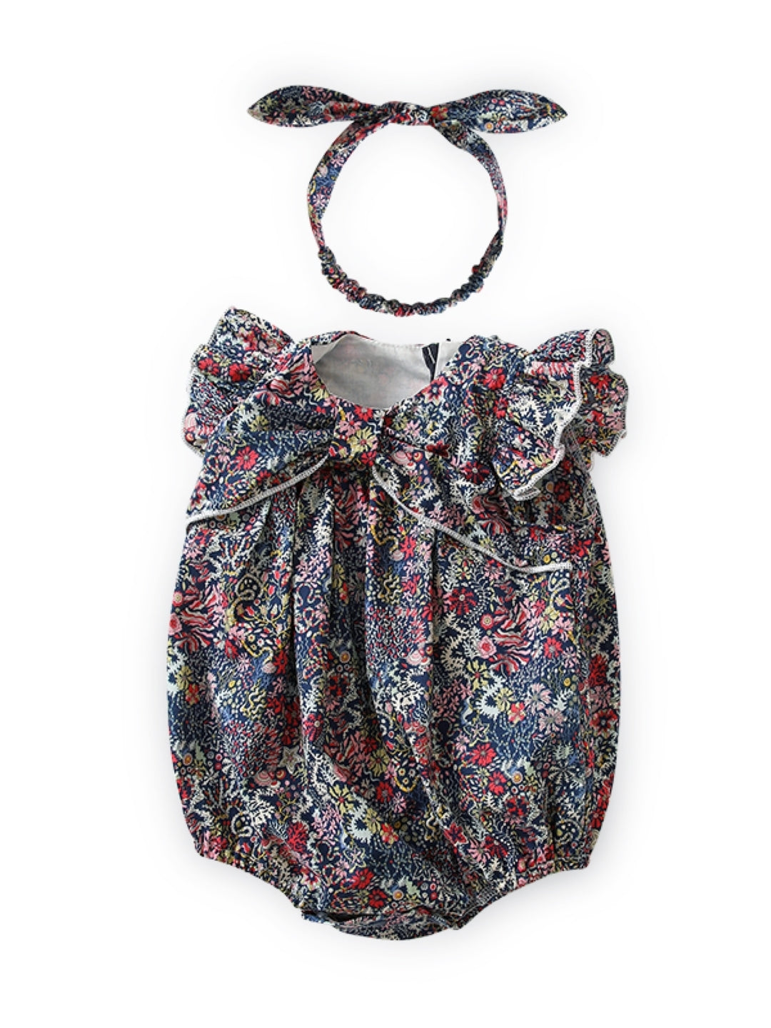 Purple Cotton Regular Romper