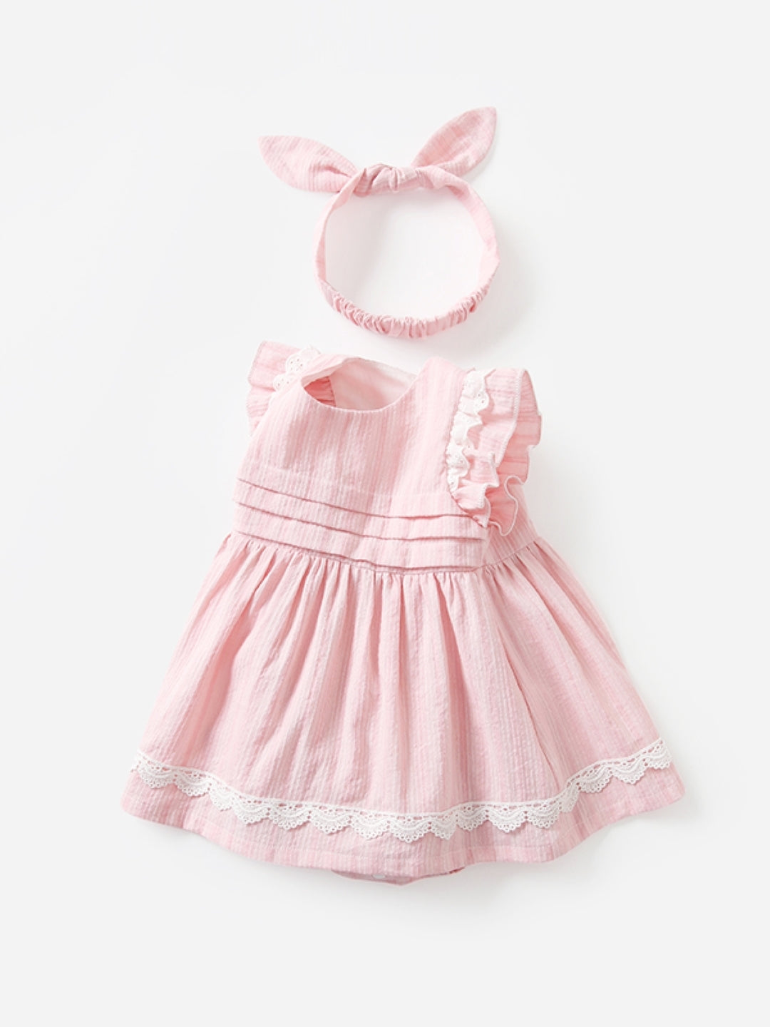 Pink Cotton Kids Romper