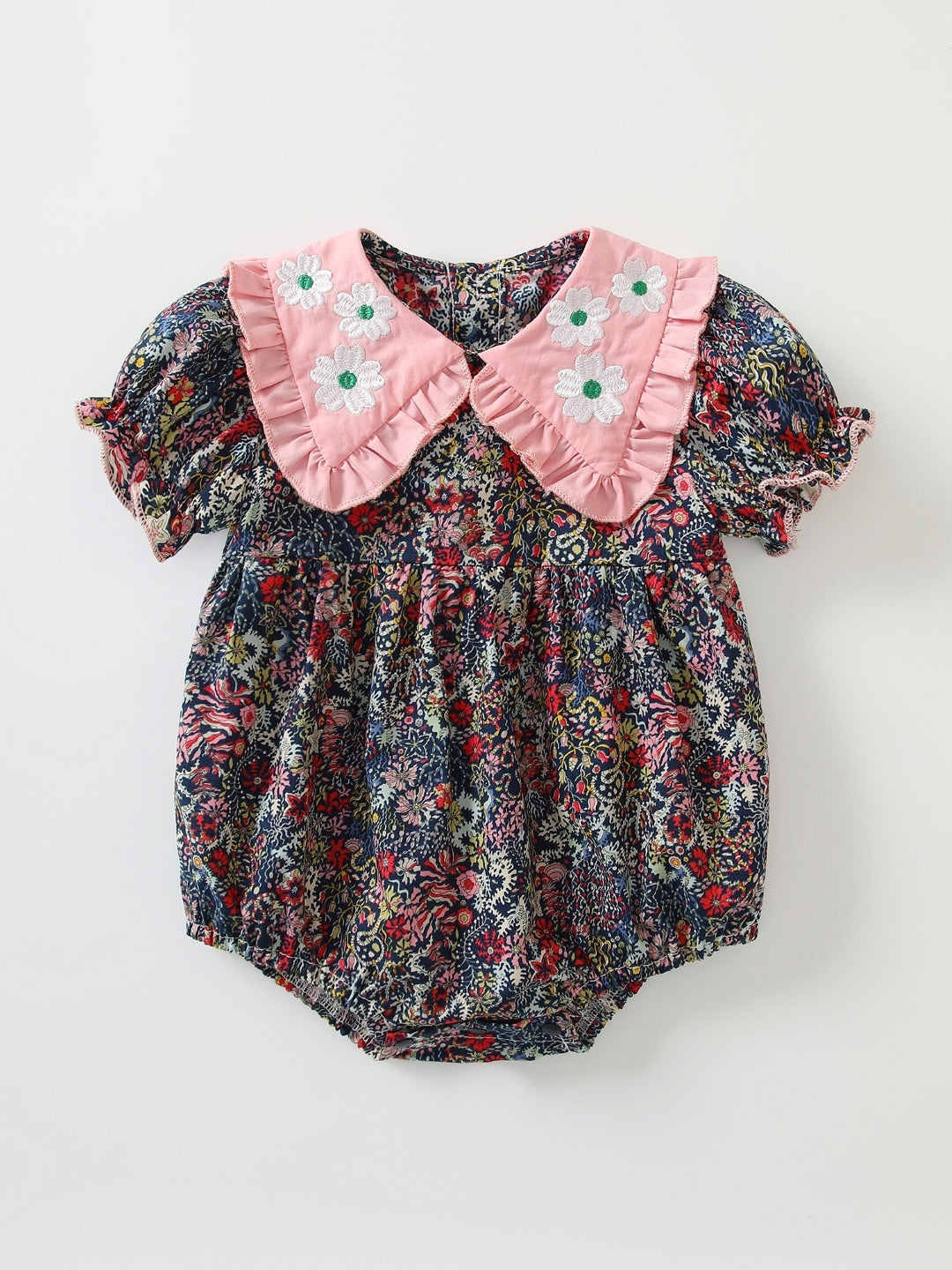 Pink Cotton Kids Romper
