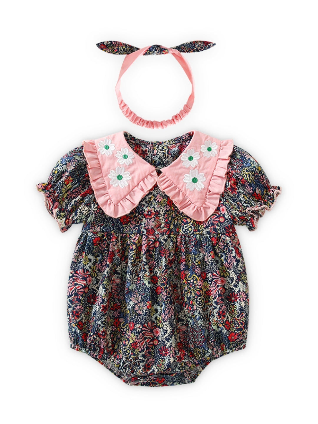 Purple Cotton Kids Romper