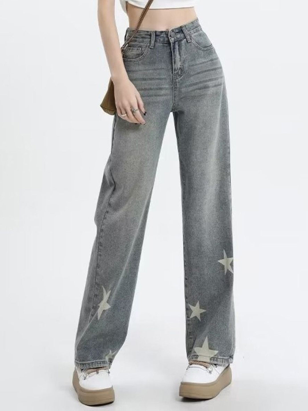 Grey Regular Fit Solid Cotton Trouser