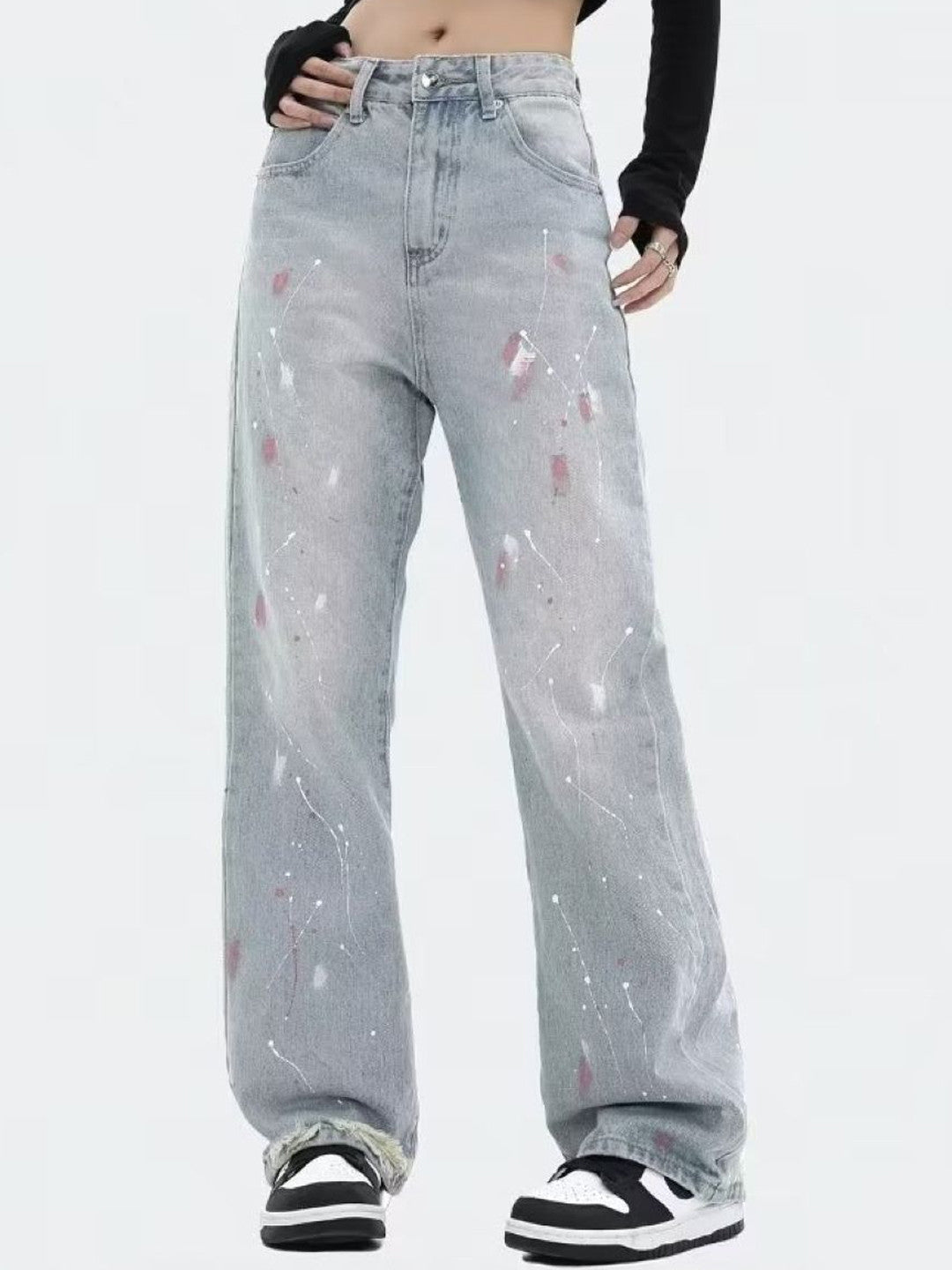 Blue Regular Fit Solid Cotton Trouser