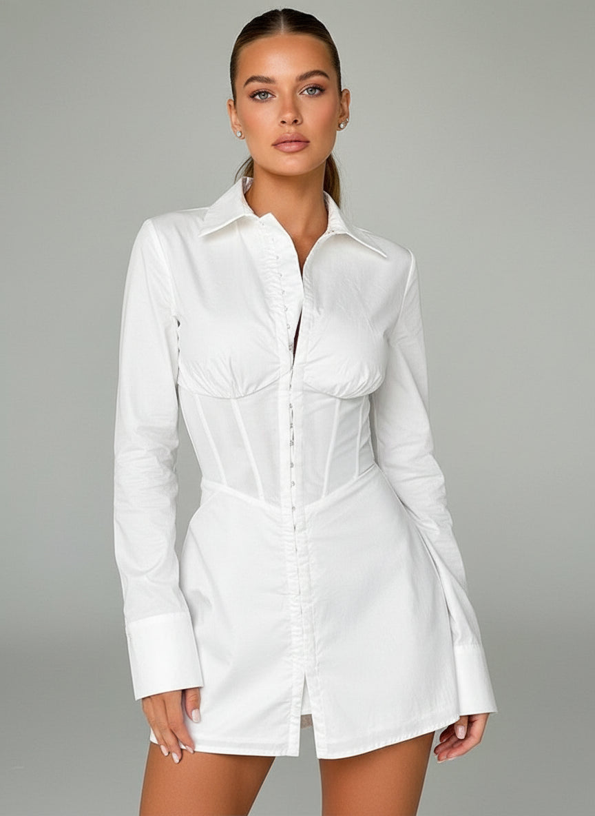White Shirt Dress