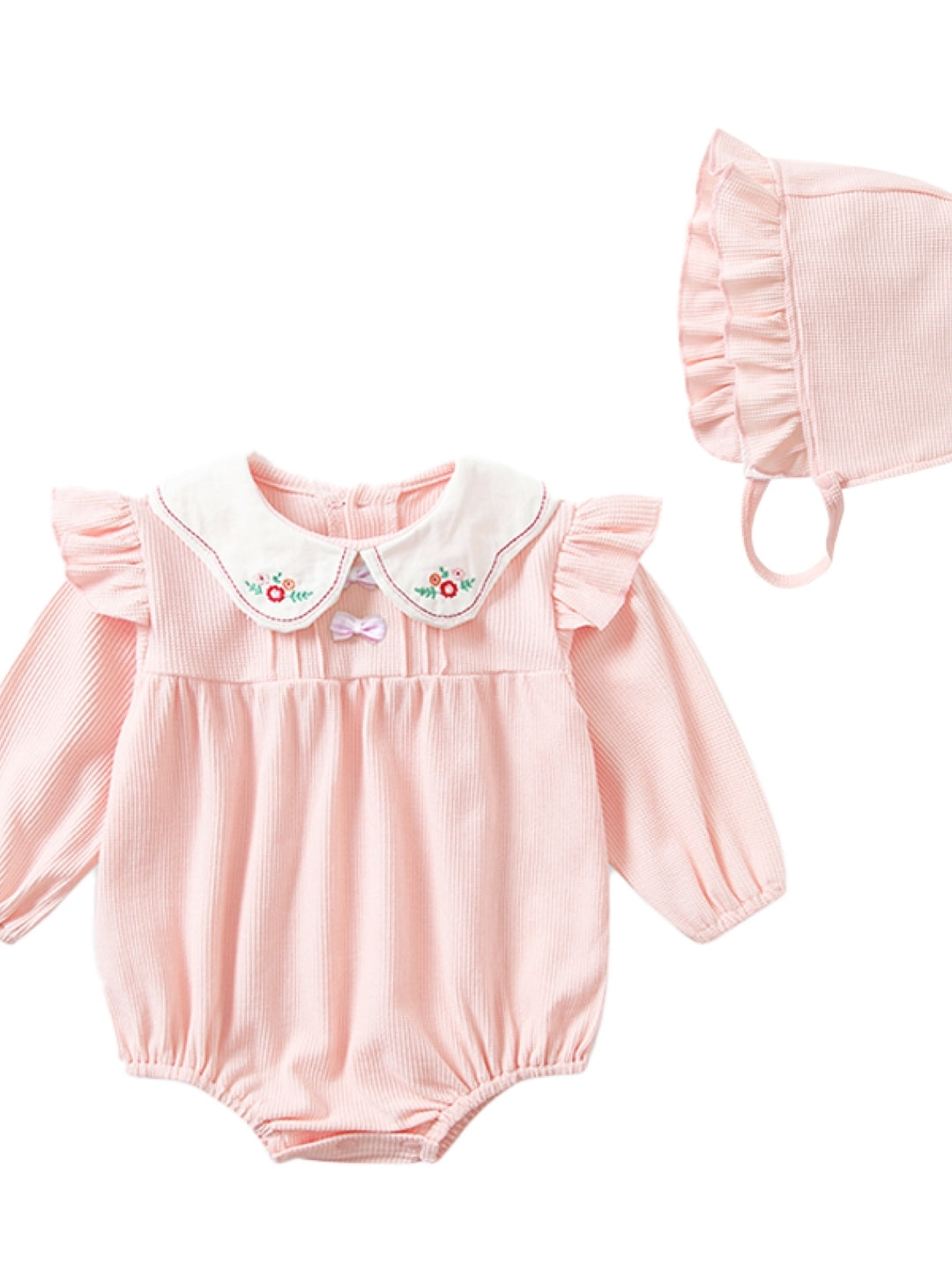 Pink Cotton Kids Romper