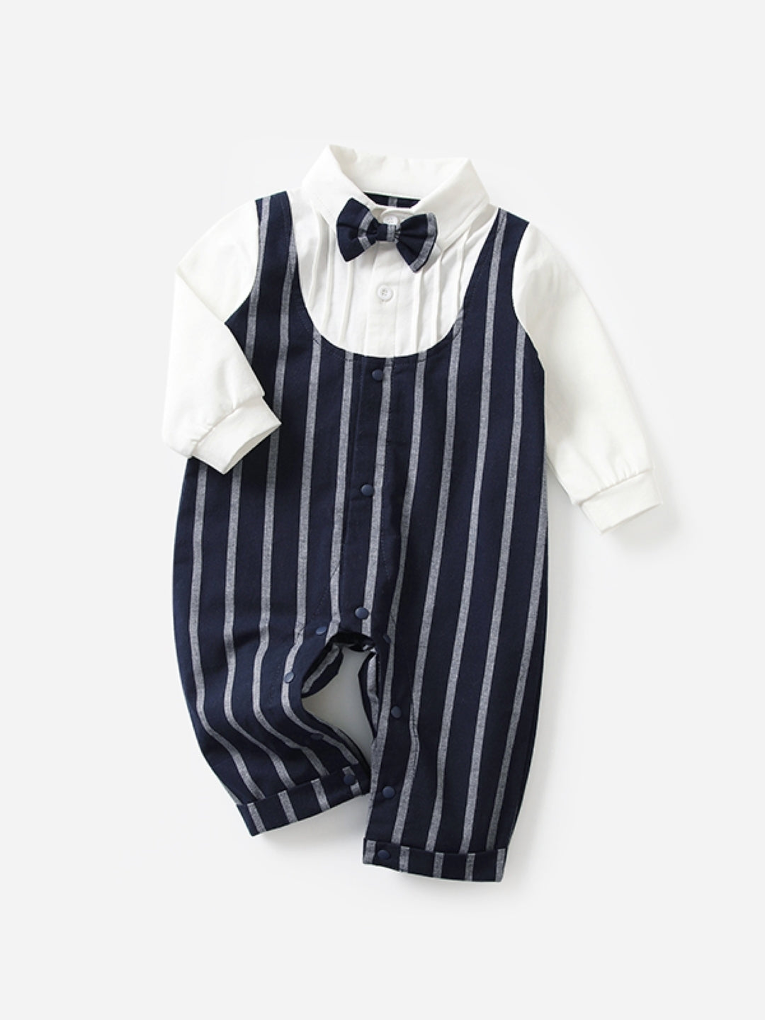 Black Cotton Kids Romper